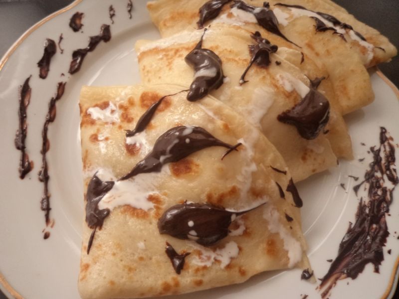 Naleśniki jabłkowo - imbirowe