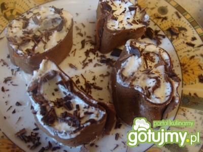 Naleśniki kawowe z serkiem Naleśniki kawowe z serkiem