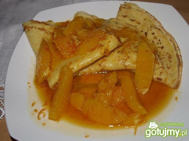 Naleśniki Suzette (z pomarańczami)  Naleśniki Suzette (z pomarańczami)