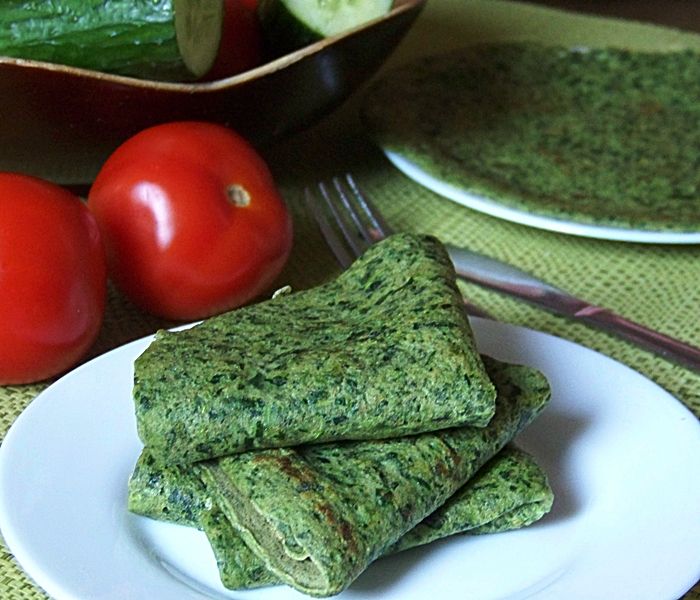 Naleśniki szpinakowe Naleśniki szpinakowe