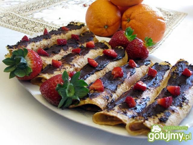 Naleśniki truskawkowo-pomarańczowe