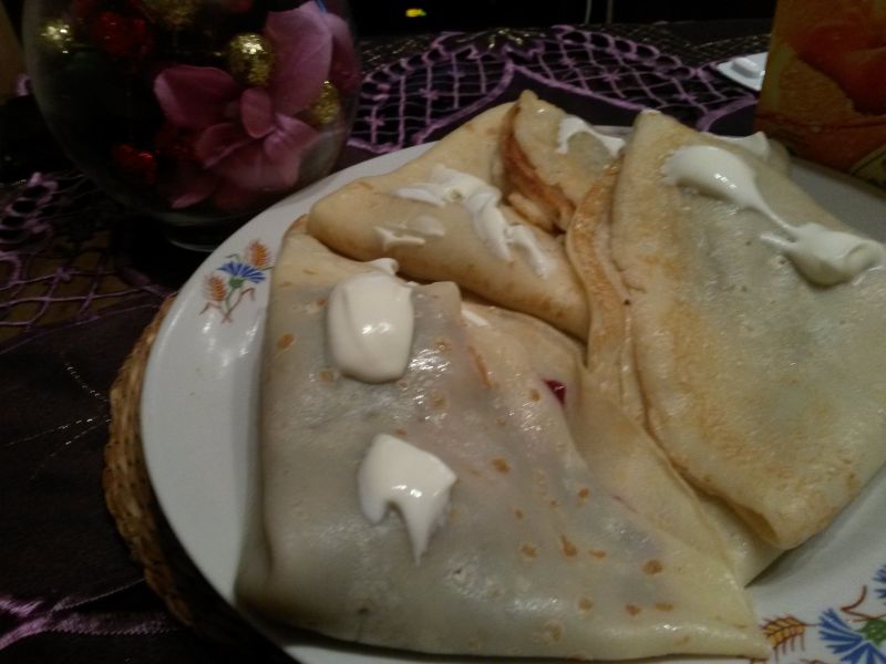 Naleśniki z cukrem waniliowym