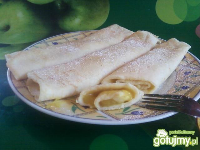 Naleśniki z dżemem z cukinii.