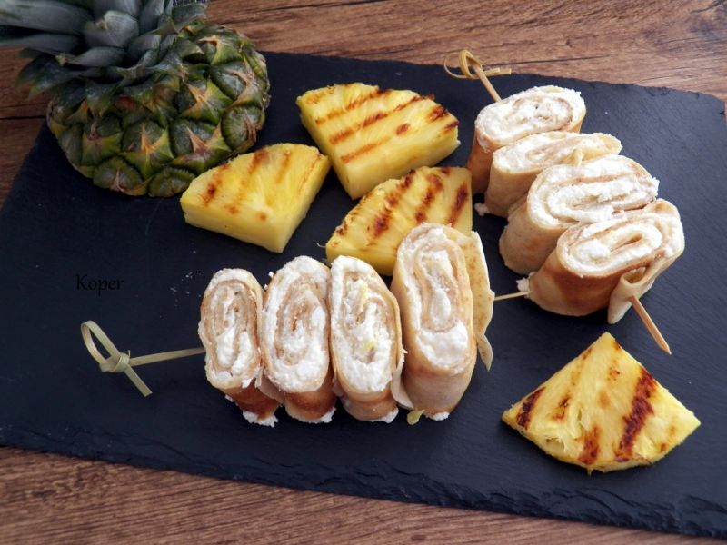 Naleśniki z grillowanym ananasem