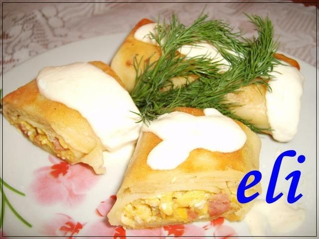 Naleśniki z jajecznym farszem Eli Naleśniki z jajecznym farszem Eli