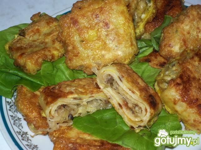 Naleśniki z kapustą kiszoną Naleśniki z kapustą kiszoną