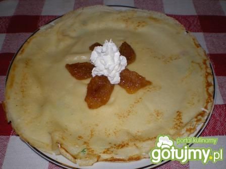 Naleśniki z karmelizowanymi gruszkami