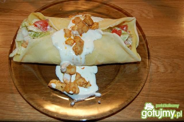 Naleśniki z kurczakiem a'la burito