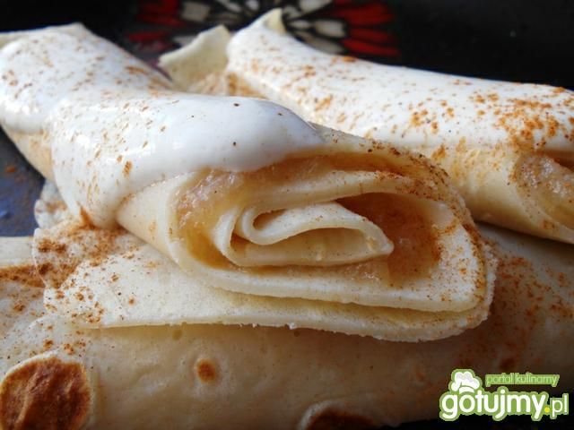 Naleśniki z musem jabłkowym 3 Naleśniki z musem jabłkowym 3