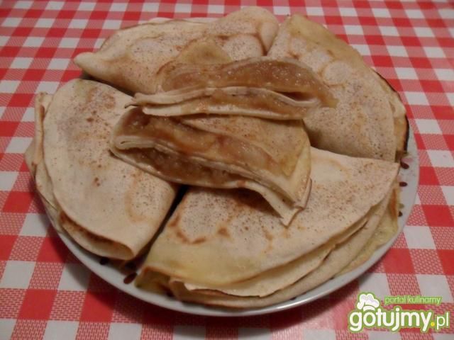 Naleśniki z musem  z jabłek Naleśniki z musem  z jabłek