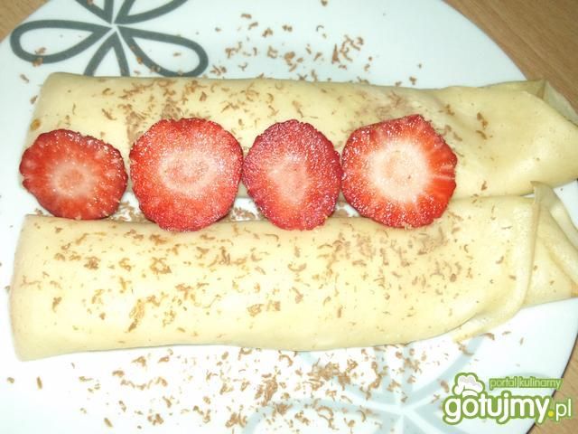 Naleśniki z Nutellą i truskawkami