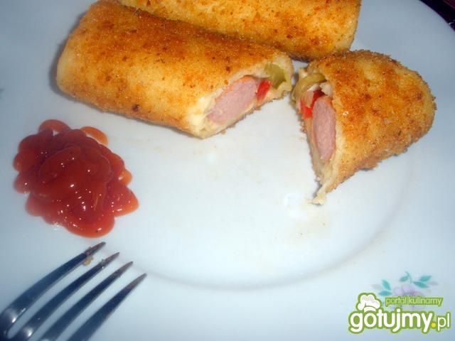 Naleśniki z parówką 4 Naleśniki z parówką 4