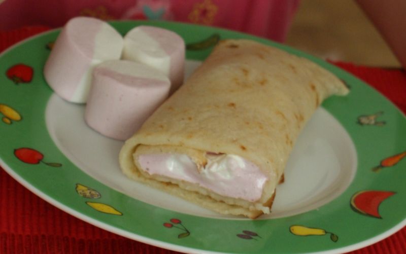 Naleśniki z piankami Marshmallow dla dzieci