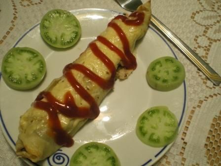 Naleśniki z pieczarkami i serem