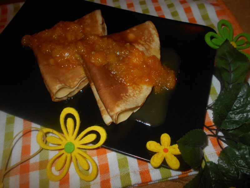 Naleśniki z ricottą i pomarańczami Naleśniki z ricottą i pomarańczami