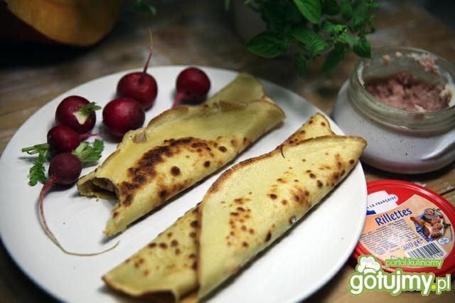 Nalesniki z rillettes Nalesniki z rillettes