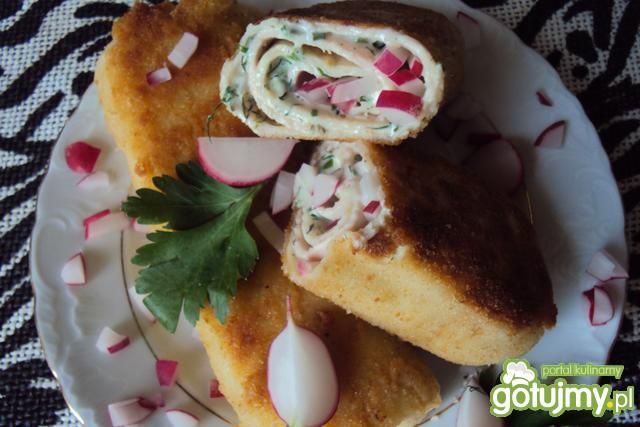 Naleśniki z rzodkiewką