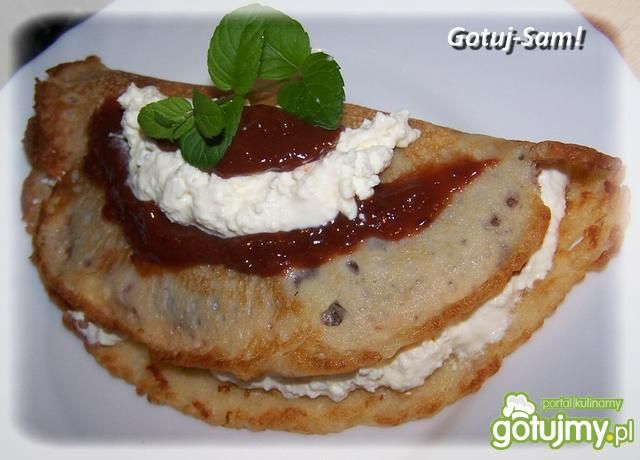 Naleśniki z serem. Naleśniki z serem.