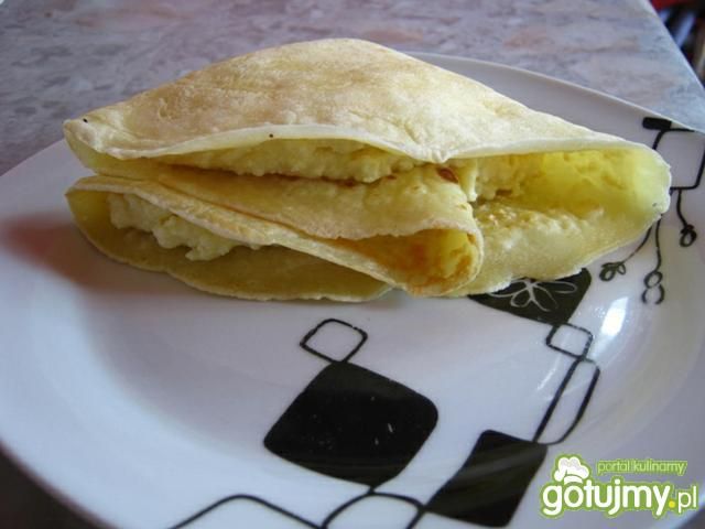 Naleśniki z serem i budyniem