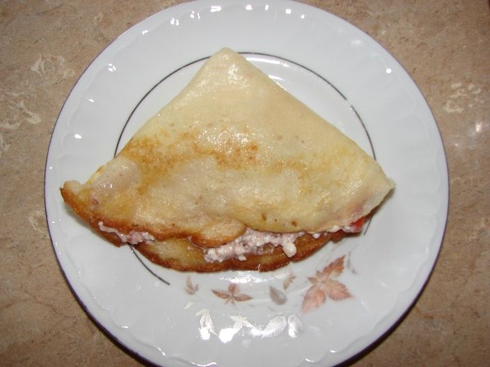 Naleśniki z serem i dżemem