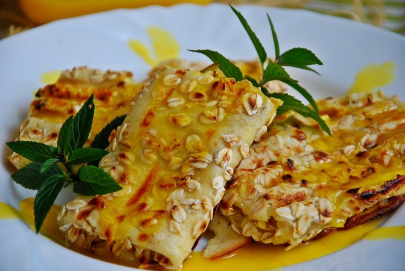 Naleśniki z serem i kremem pomarańczowym Naleśniki z serem i kremem pomarańczowym