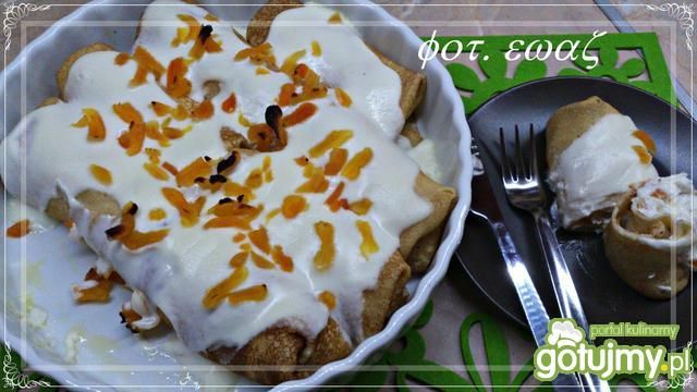 Naleśniki z serem i morelami Naleśniki z serem i morelami