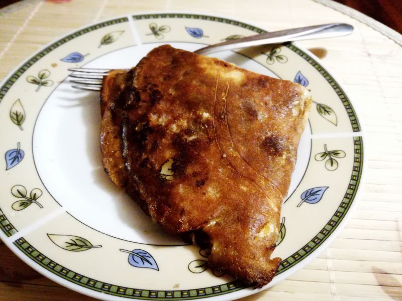 Naleśniki z serem i musem gruszkowym Naleśniki z serem i musem gruszkowym