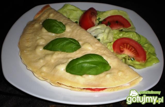 Naleśniki z szynką i mozzarellą