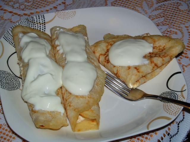 Naleśniki z twarogiem Naleśniki z twarogiem