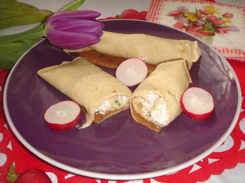 Naleśniki z twarożkiem Naleśniki z twarożkiem