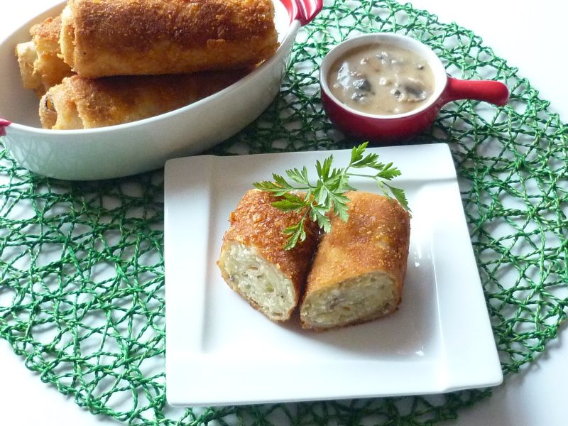 Naleśniki z ziemniaczanym farszem Naleśniki z ziemniaczanym farszem