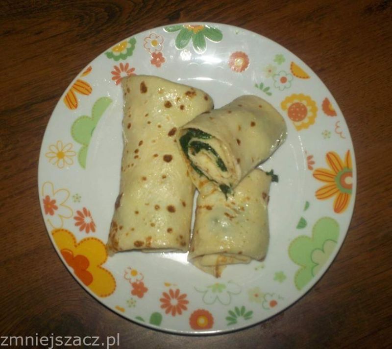 Naleśniki ze szpinakiem Naleśniki ze szpinakiem