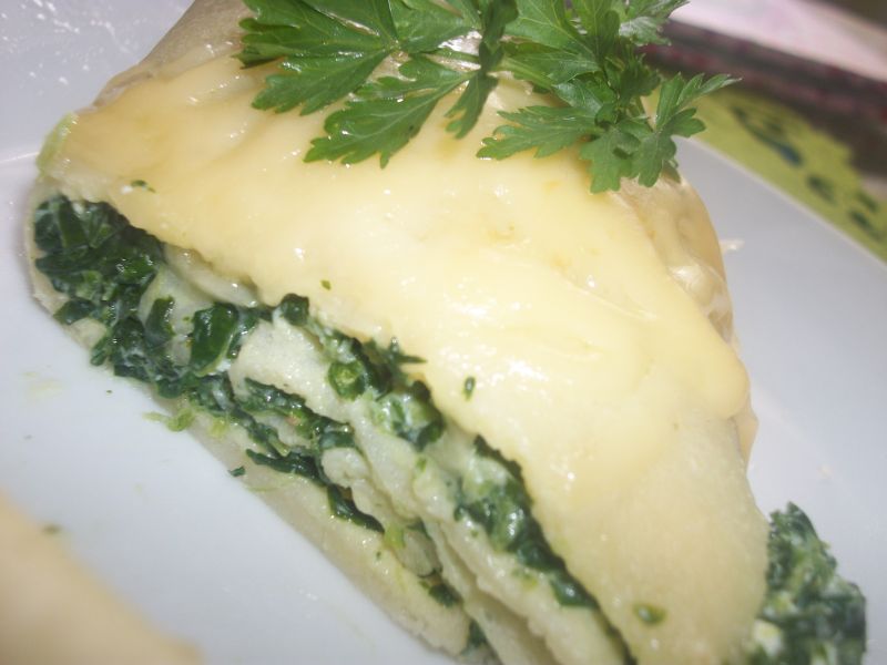 Naleśniki ze szpinakiem i fetą