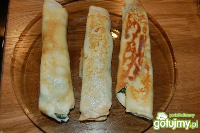 Naleśniki ze szpinakiem i serem feta Naleśniki ze szpinakiem i serem feta