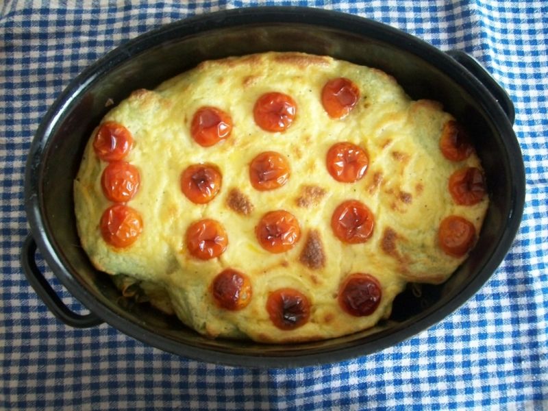 Naleśniki ze szpinakiem pod beszamelem Naleśniki ze szpinakiem pod beszamelem