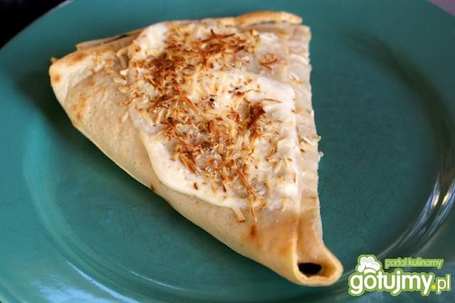 Naleśniki ze szpinakiem z gorgonzolą Naleśniki ze szpinakiem z gorgonzolą
