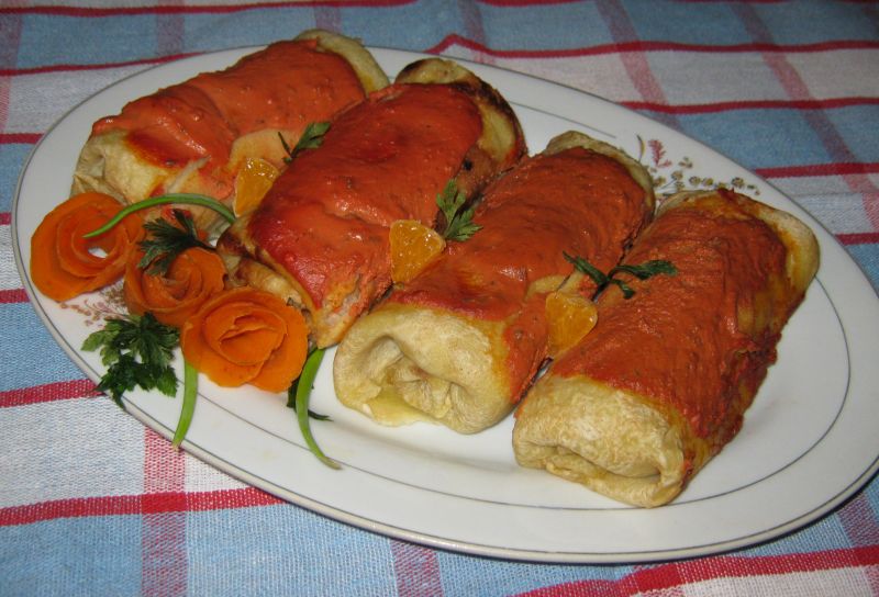 Naleśnikowe gołąbki Naleśnikowe gołąbki