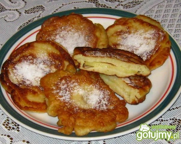 Naleśnikowe placuszki z jabłkiem Naleśnikowe placuszki z jabłkiem