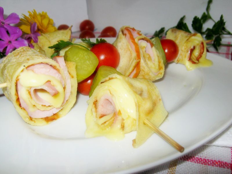 Naleśnikowe szaszłyki