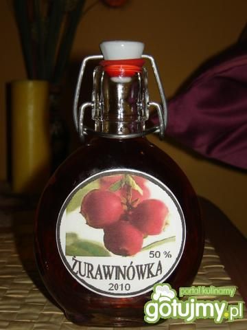 Nalewka z żurawiny- żurawinówka Nalewka z żurawiny- żurawinówka