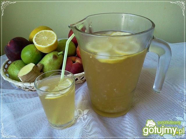 Napój imbirowo-cytrynowy