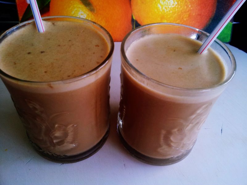 Napój kawowy z batatem na mleku Napój kawowy z batatem na mleku