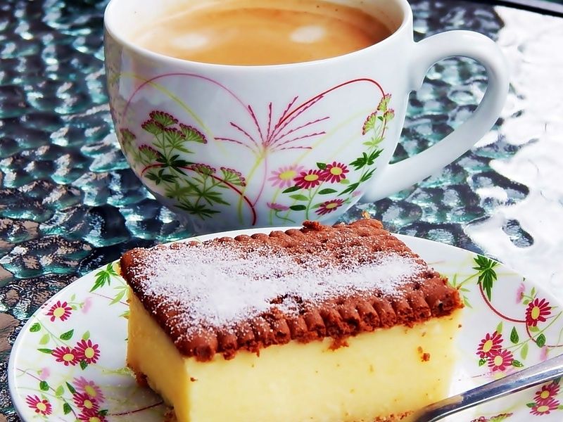 Napoleonka kokosowa na herbatnikach 