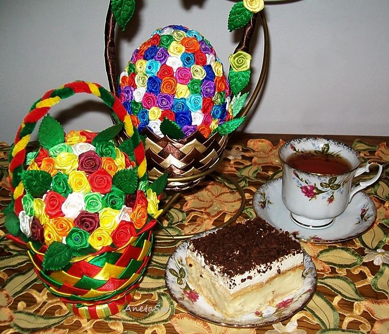 Napoleonka krakersowa ze śmietaną Napoleonka krakersowa ze śmietaną