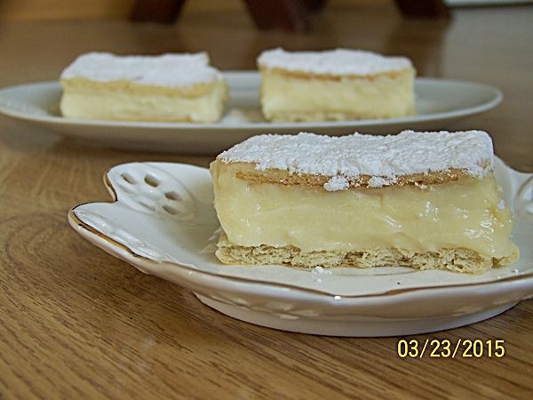 Napoleonka na krakersach Napoleonka na krakersach