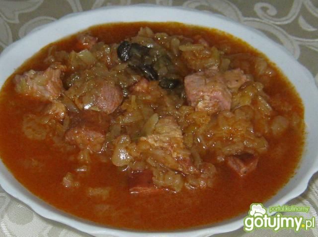 Niby bigos ze słodkiej kapusty Niby bigos ze słodkiej kapusty