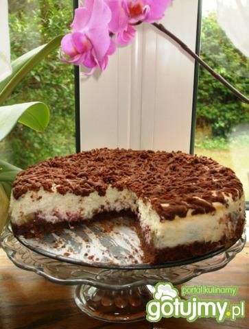 Niby sernik - Styropian z owocami