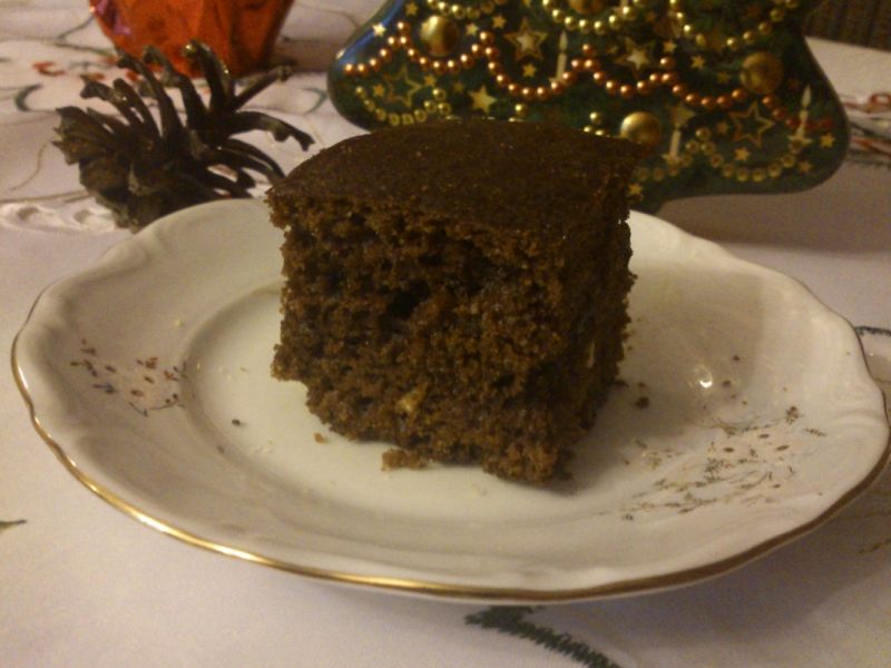 Niedojrzewający piernik z bakaliami Niedojrzewający piernik z bakaliami