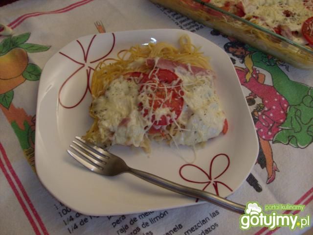 Niestandardowa zapiekanka makaronowa  Niestandardowa zapiekanka makaronowa