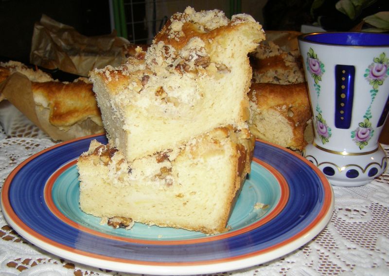 Nocna drożdżówka bez wyrabiania w dwóch etapach